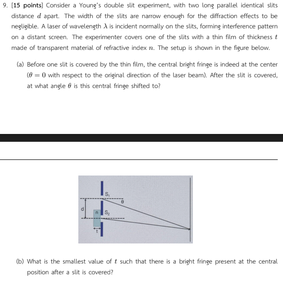 consider a young's double slit experiment as shown in figure