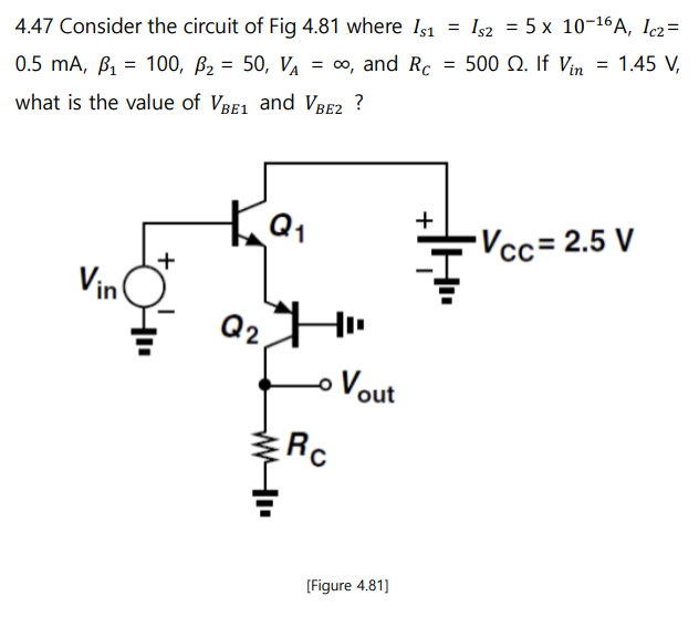 Solved 4 chapter - Bipolar transistor ( Razavi - | Chegg.com