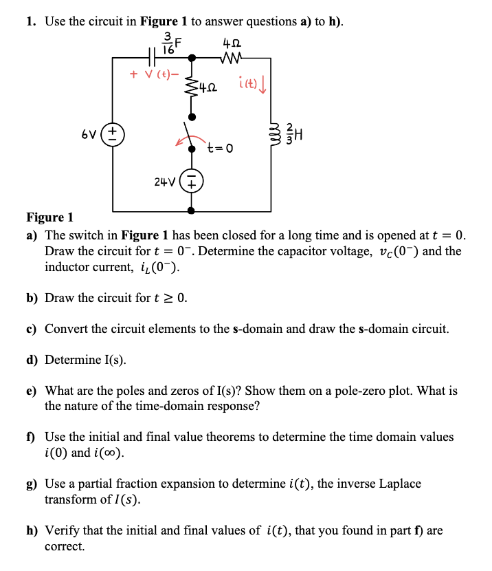 Solved Use the circuit in ﻿Figure 1 to ﻿answer questions | Chegg.com