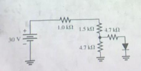 Solved 6. Determine the voltage across each diode in Figure | Chegg.com