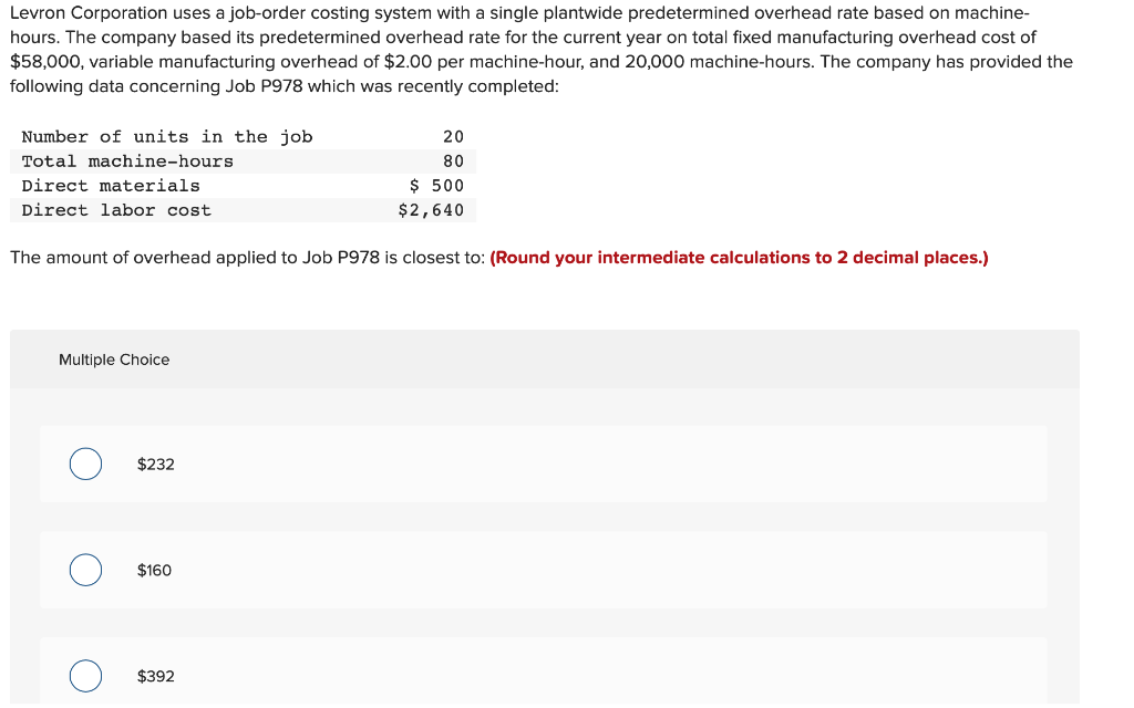 solved-levron-corporation-uses-a-job-order-costing-system-chegg