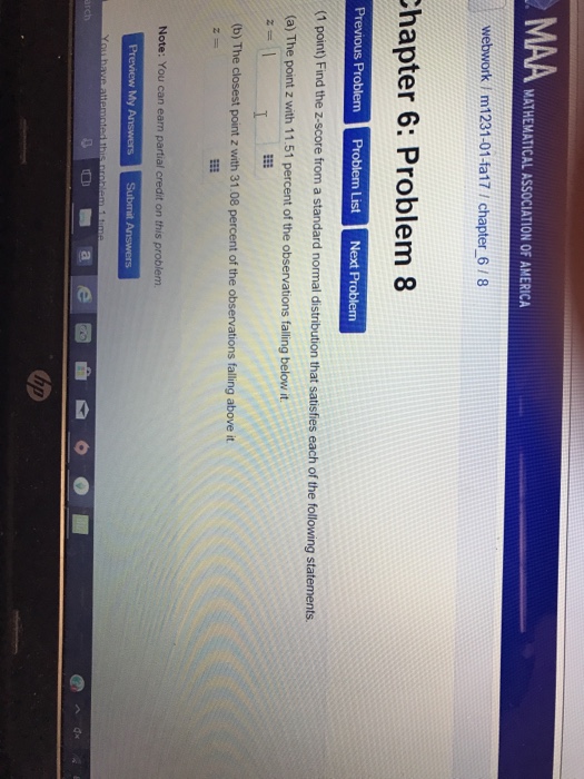 Solved MAA MATHEMATICAL ASSOCIATION OF AMERICA webwork | Chegg.com