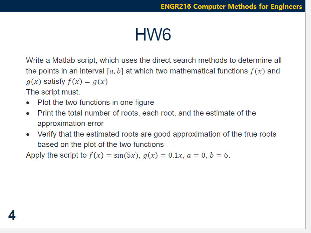 Solved Write a Matlab script, which uses the direct search | Chegg.com