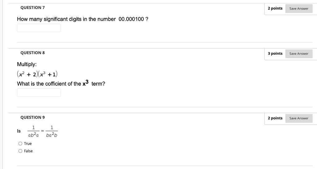 Solved QUESTION 1 4 points Save Answer Add: 3.1*105 + | Chegg.com