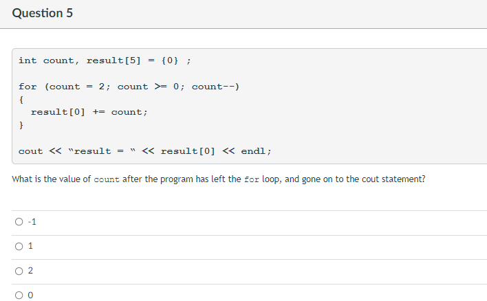 Solved In C++, a standard array is dynamic, meaning you | Chegg.com