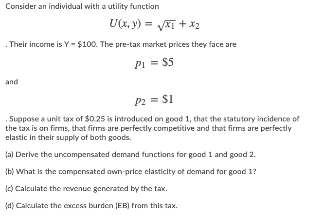 solved-consider-an-individual-with-a-utility-function-u-x-chegg