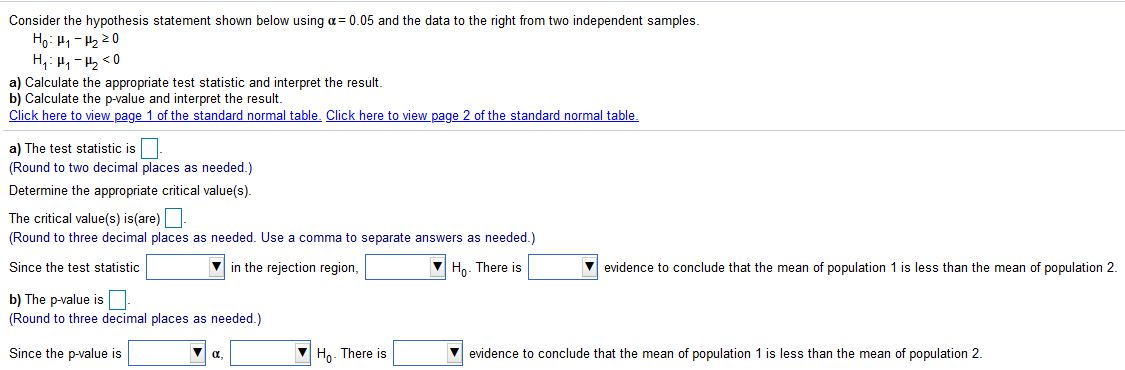 Solved 1. Consider the data below from 2 | Chegg.com