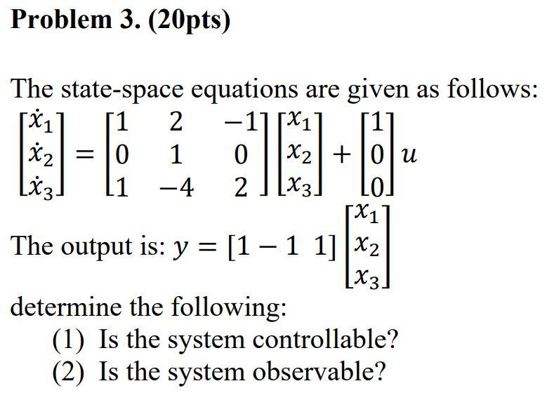 What Are State Space Equations