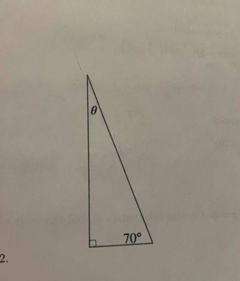 Solved Find The Length, Or The Angle θ, In The Right | Chegg.com