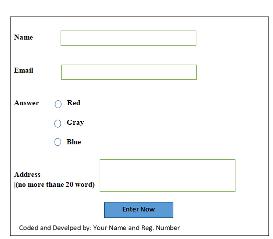 form html code example