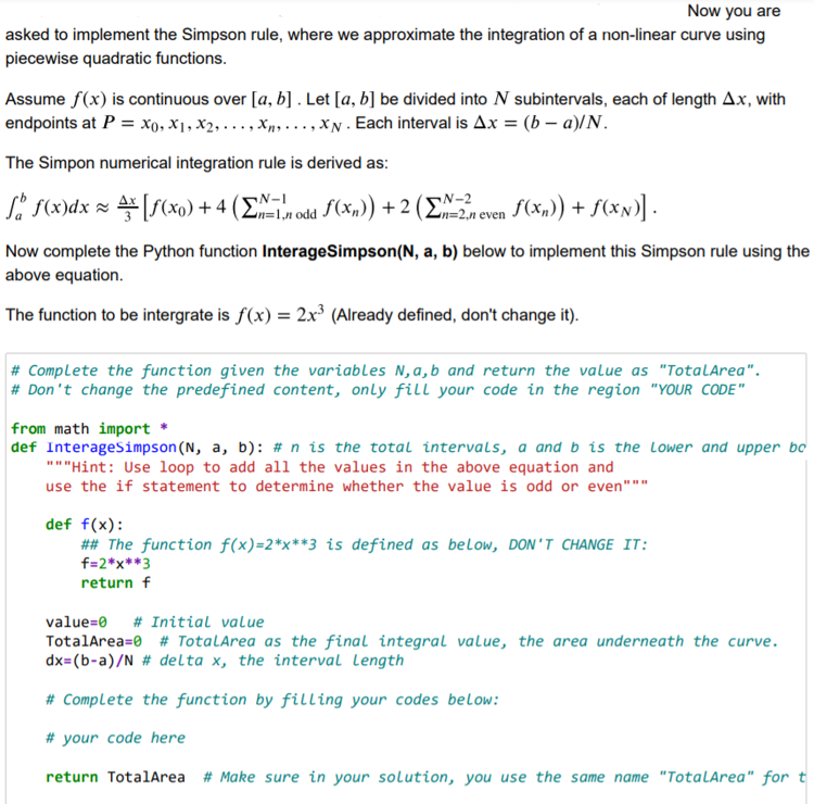 Solved Make sure you fill in any place that says 'YOUR CODE | Chegg.com