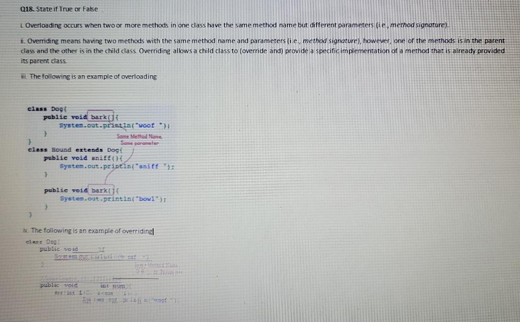 What is the necessity of method overloading? The same thing can be done by  having multiple methods with different method names. - Quora