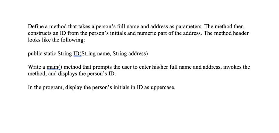 Solved Need help with this Java program! String name: Jon | Chegg.com