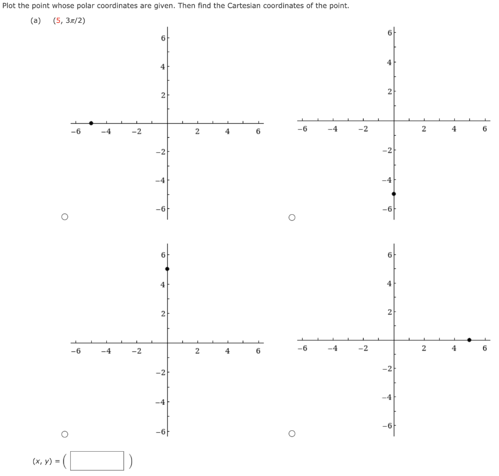 solved-plot-the-point-whose-polar-coordinates-are-given-chegg