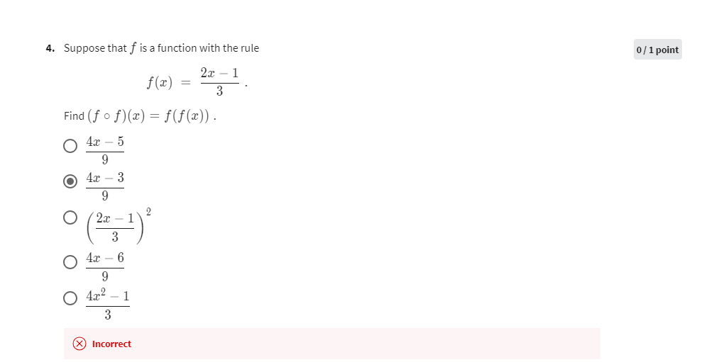 Solved suppose the f is a function with the rule f(x) = | Chegg.com