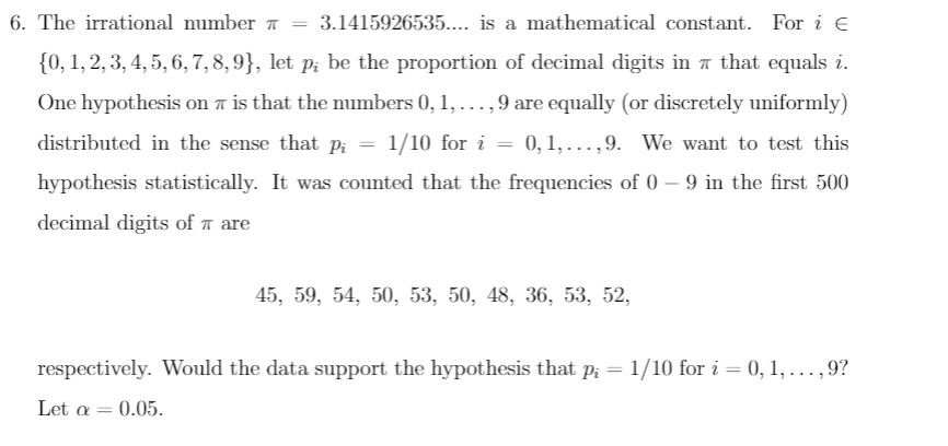 Solved 6 The Irrational Number 1 3 Is A M Chegg Com