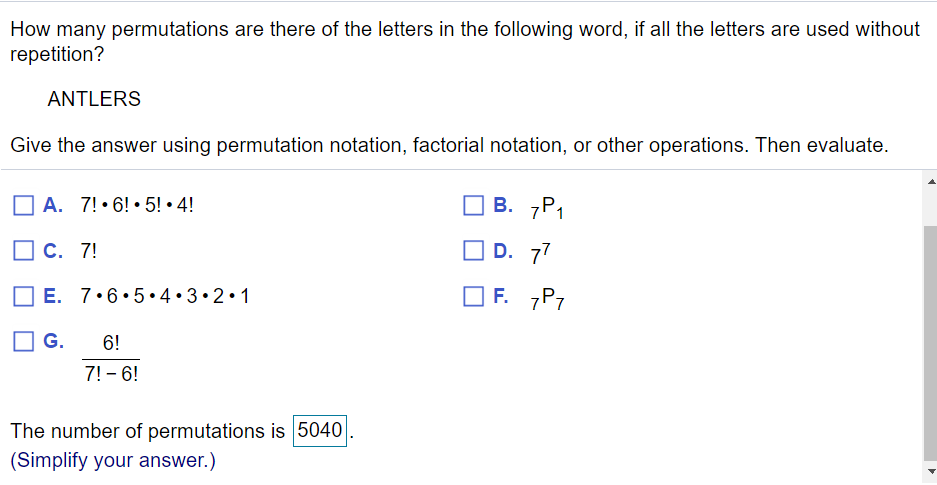 permutation notation