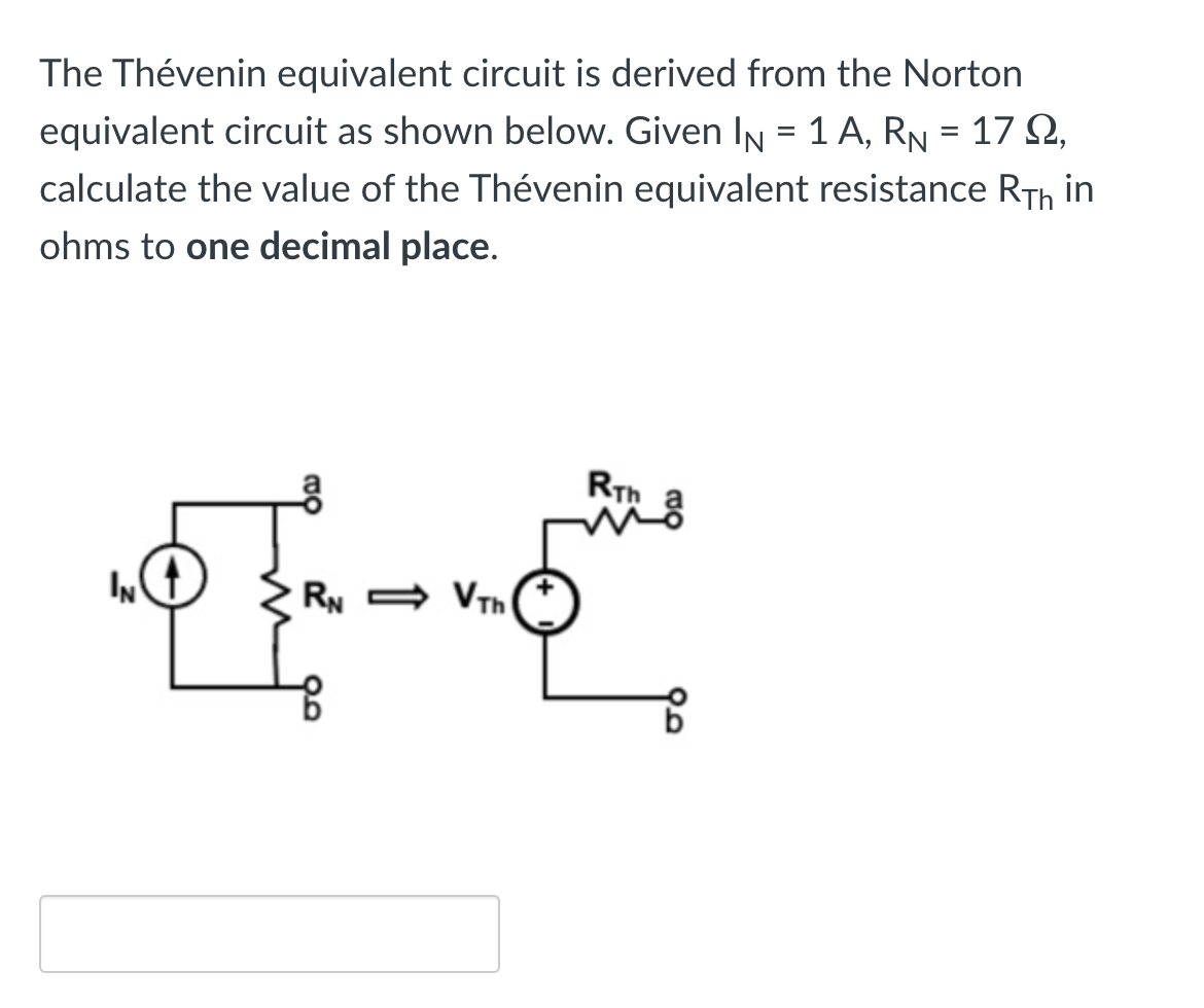Solved Two measurements have been made across the terminals | Chegg.com