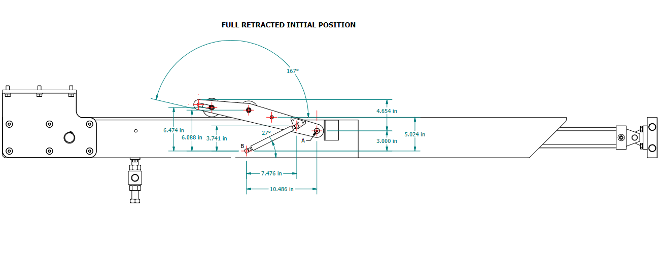 Solved Gas springs Force have to be able to lift the weight | Chegg.com