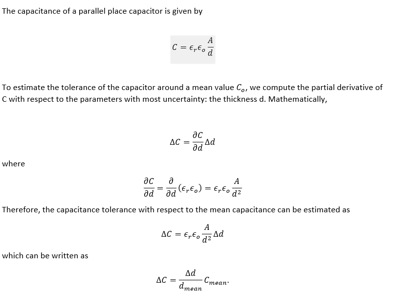 Solved The capacitance of a parallel place capacitor is | Chegg.com