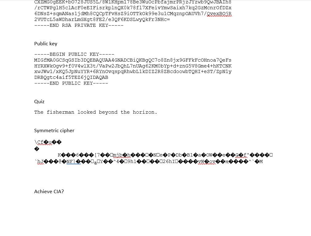 Cipher Scavanger Hunt. Quiz AES Code: from | Chegg.com