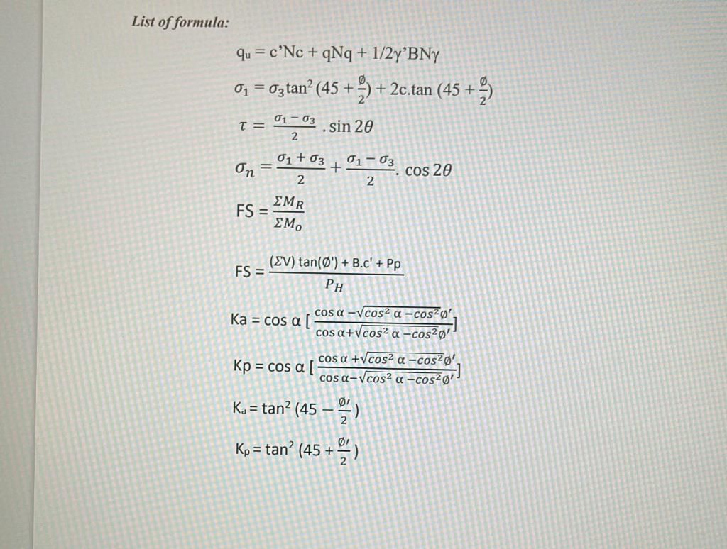 Solved Question 1 Bearing Capacity Refers To The Ability Of | Chegg.com