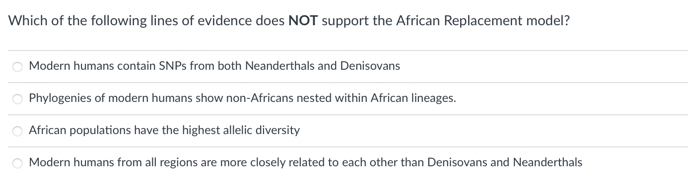 Solved With respect to speciation, which of the following