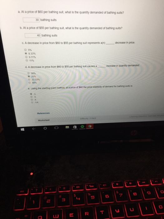 Solved The graph below shows the weekly demand for bathing