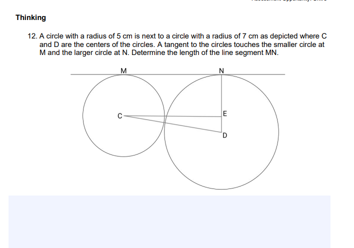 find the area of following circle given that radius 5 cm