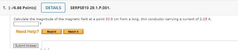Solved Calculate the magnitude of the magnetic field at a | Chegg.com