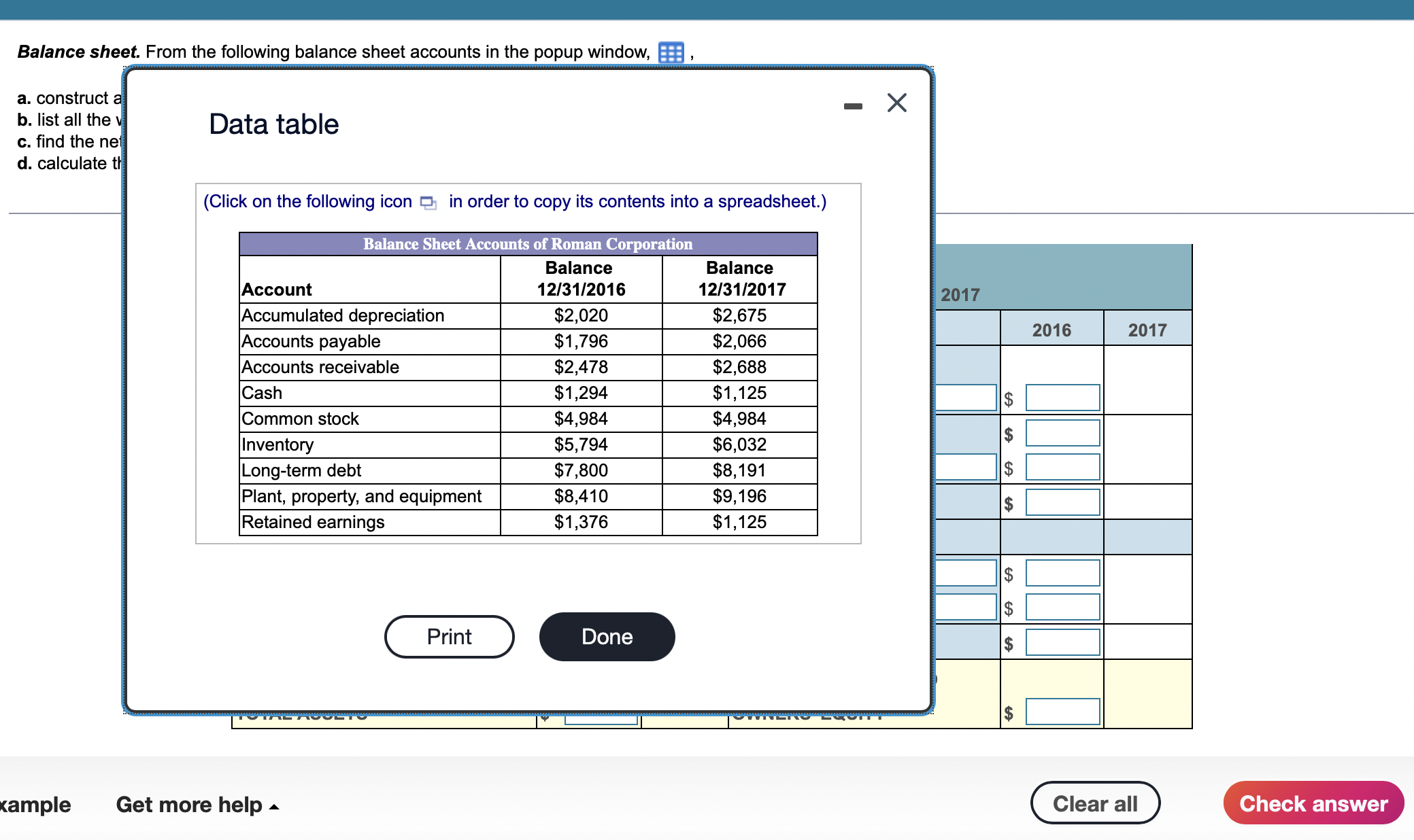 Solved Balance Sheet. From The Following Balance Sheet | Chegg.com