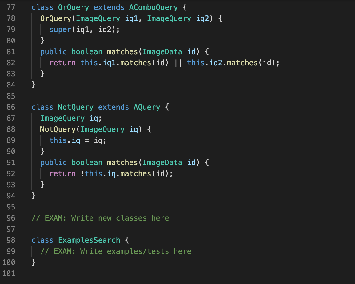 Task 2 Take the starter code for image queries that | Chegg.com