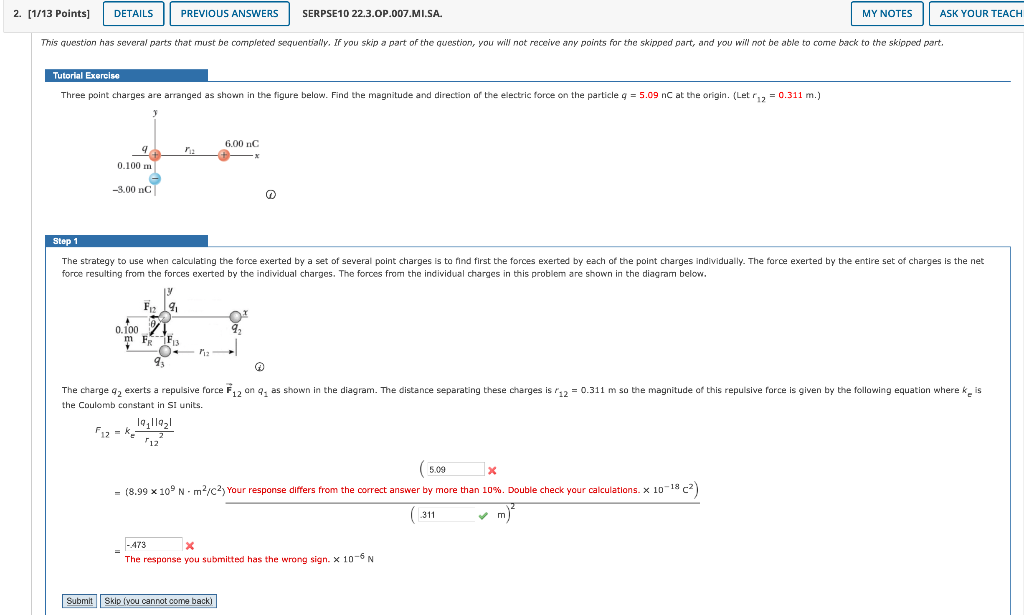 Solved point charges are arranged as shown in the figure | Chegg.com