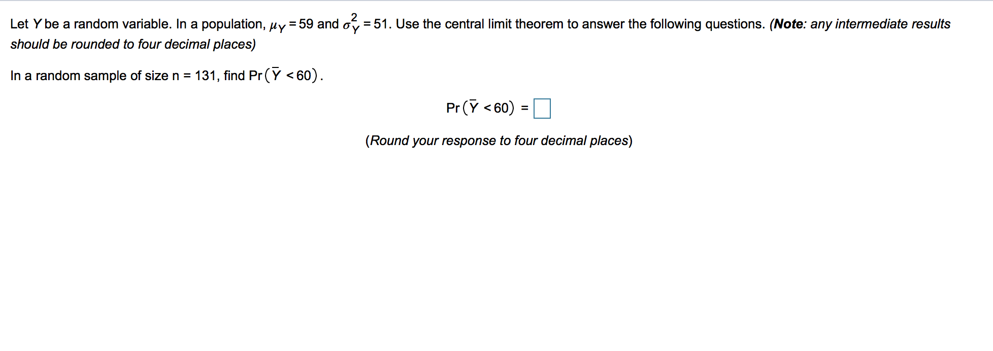 Solved = 51. Use The Central Limit Theorem To Answer The | Chegg.com