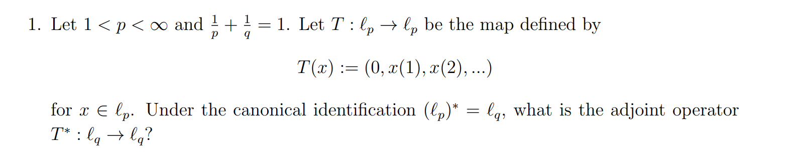 Solved 1. Let 1 | Chegg.com