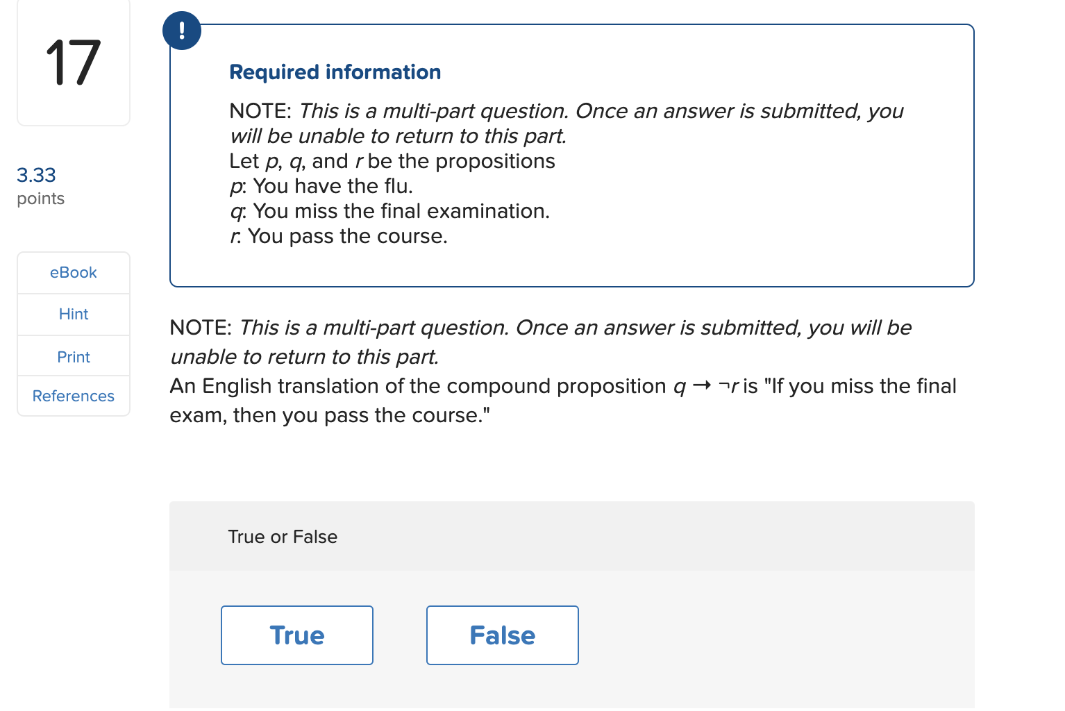 Solved ! 17 Required information NOTE This is a multipart