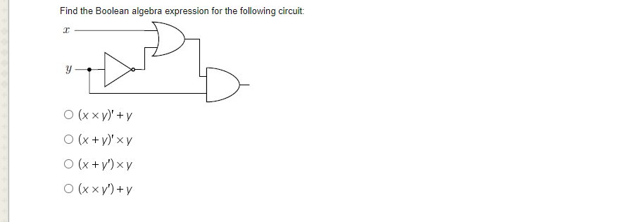 Solved Find the Boolean algebra expression for the following | Chegg.com