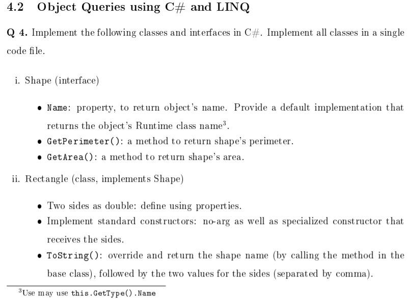 C# — Implementing some C# Interfaces and Extension Methods