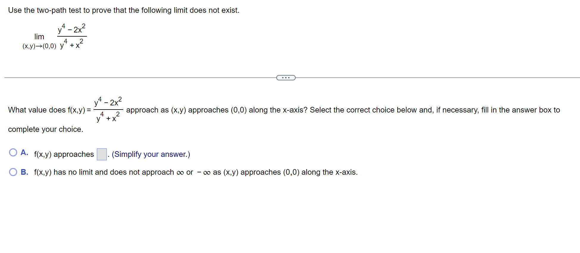 Solved Use the two-path test to prove that the following | Chegg.com
