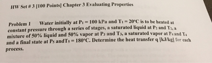 Solved HW Set #3 [100 Points] Chapter 3 Evaluating | Chegg.com