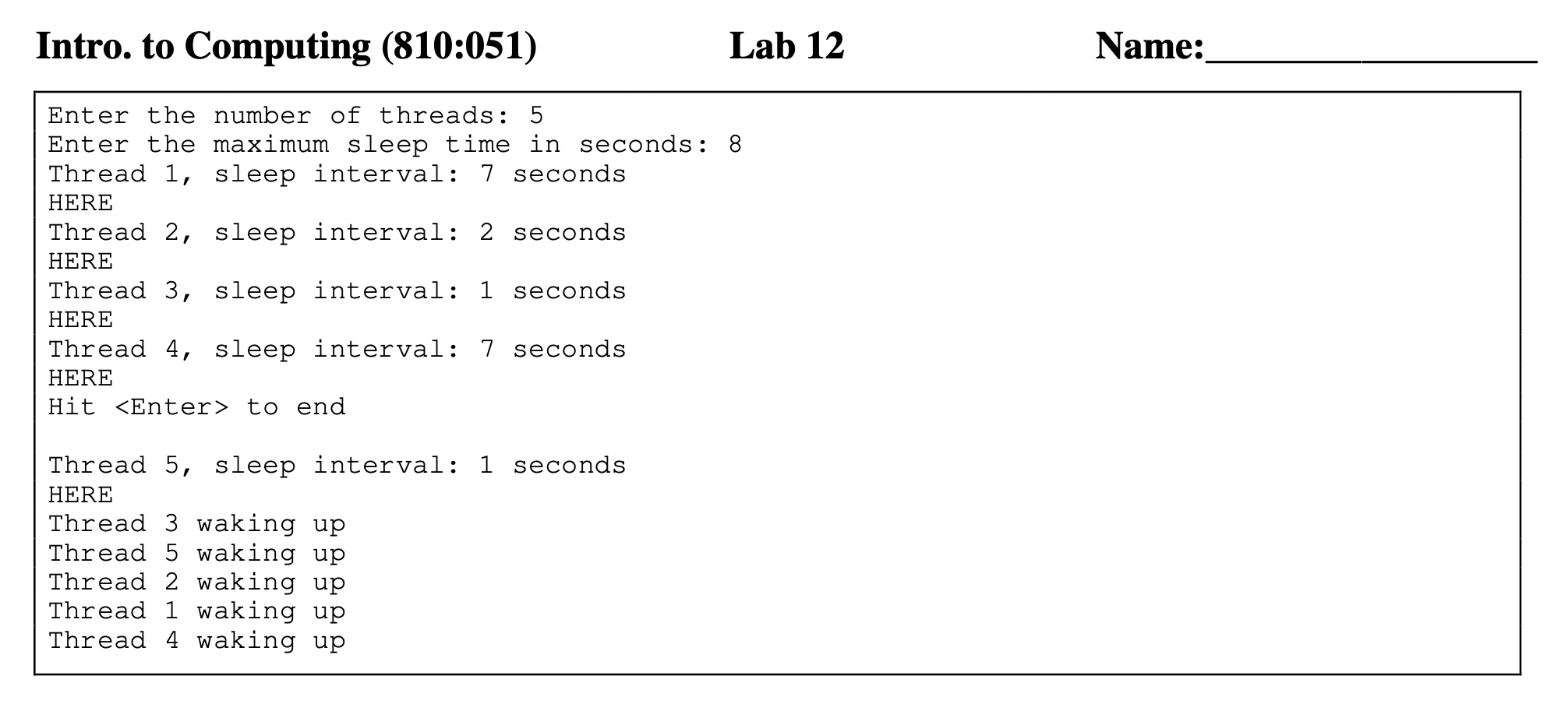 Solved Consider the following screen capture with 5 threads | Chegg.com