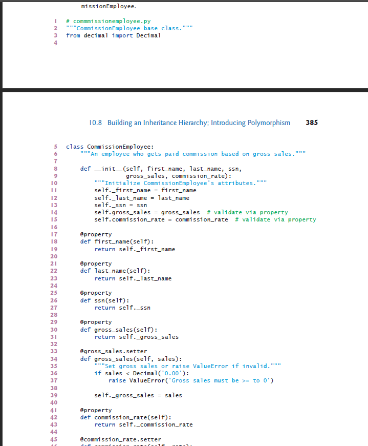 10.5 (Duck Typing) Recall that with duck typing, | Chegg.com