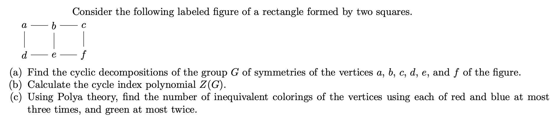 Solved Consider the following labeled figure of a rectangle | Chegg.com