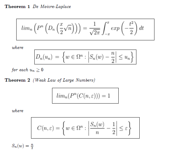 Solved Theorem 1 De MoivreLaplace tima (p" (D. (Ğvm))) iL
