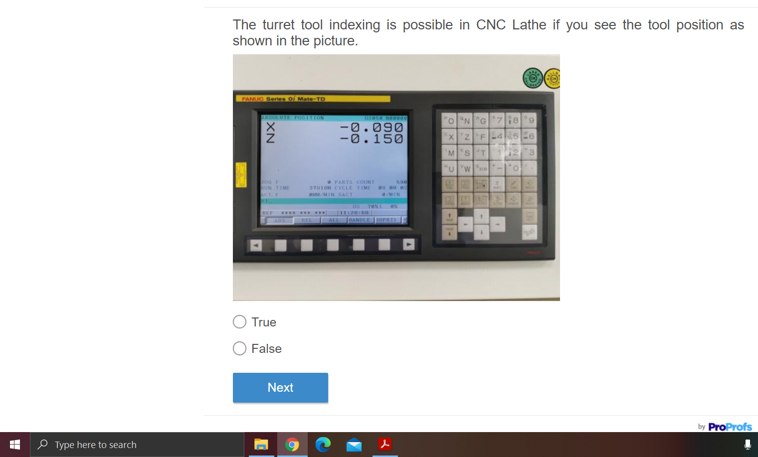 Solved The turret tool indexing is possible in CNC Lathe if | Chegg.com