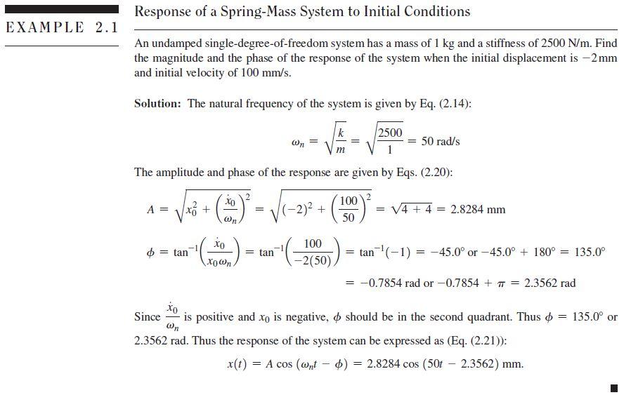 Solved 2.64 Find the response of the system described in | Chegg.com