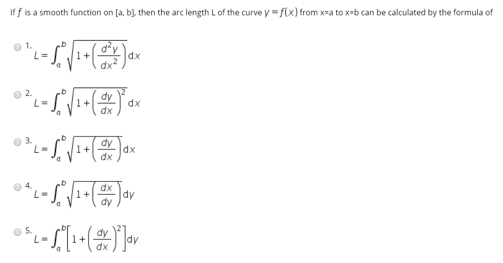 Solved If F Is A Smooth Function On A B Then The Arc Chegg Com