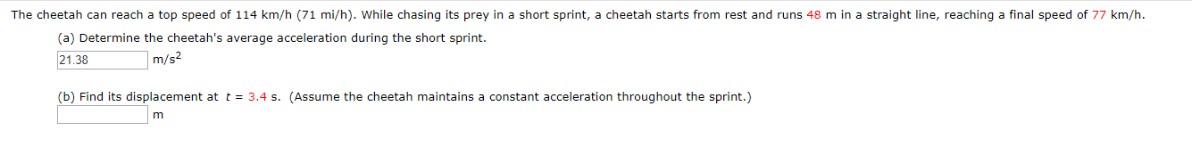 Solved Solve the following two equations for the time, t, | Chegg.com