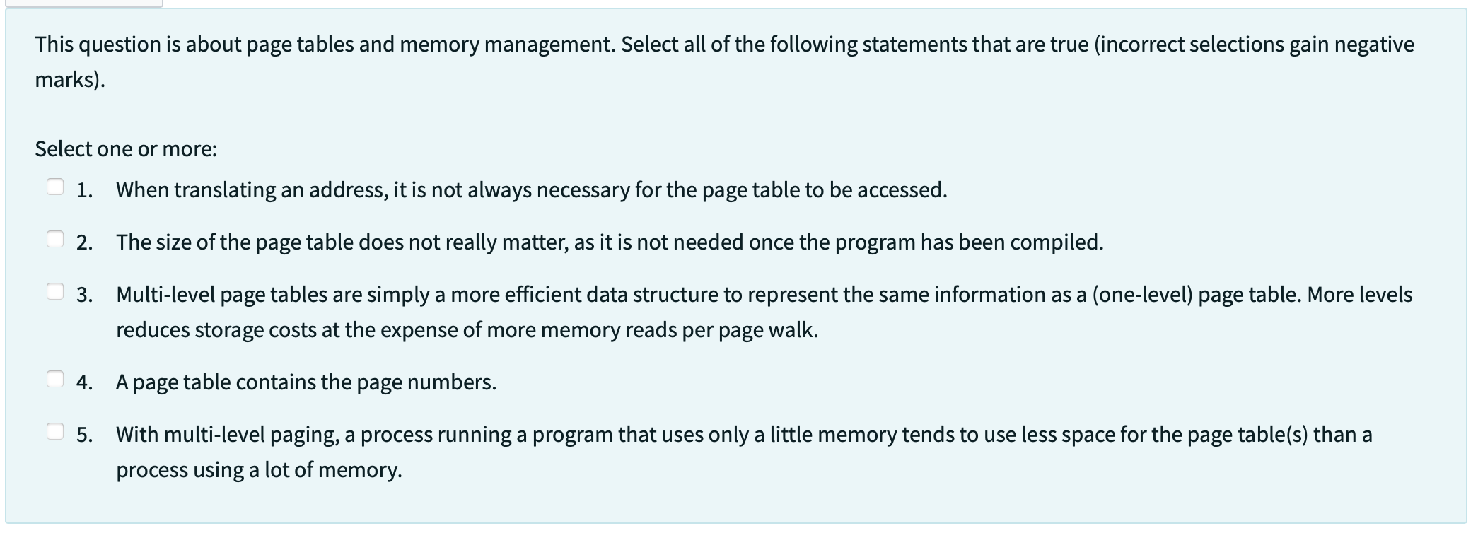 Solved This question is about page tables and memory Chegg