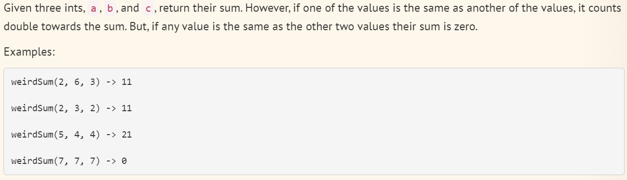 solved-given-three-ints-a-b-and-c-return-their-sum-chegg